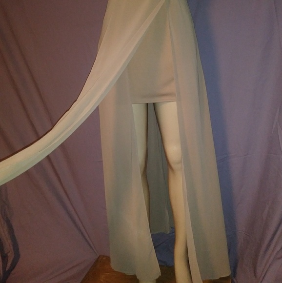 Cut out maxi dress sheer - Picture 5 of 7